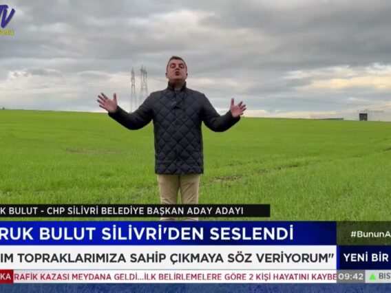 CHPSilivri Belediye Başkan Aday adayı Doruk Bulut, Halk TV ekranında…